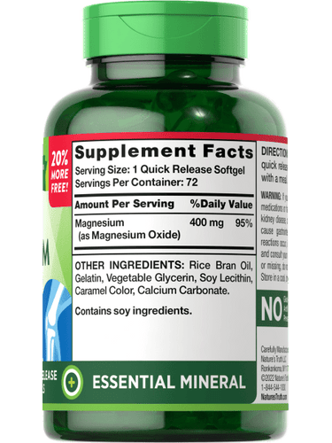 Magnesium 400 mg | Extra Strength