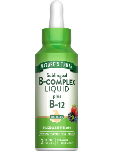 Vitamin B Complex Liquid | Berry Flavor