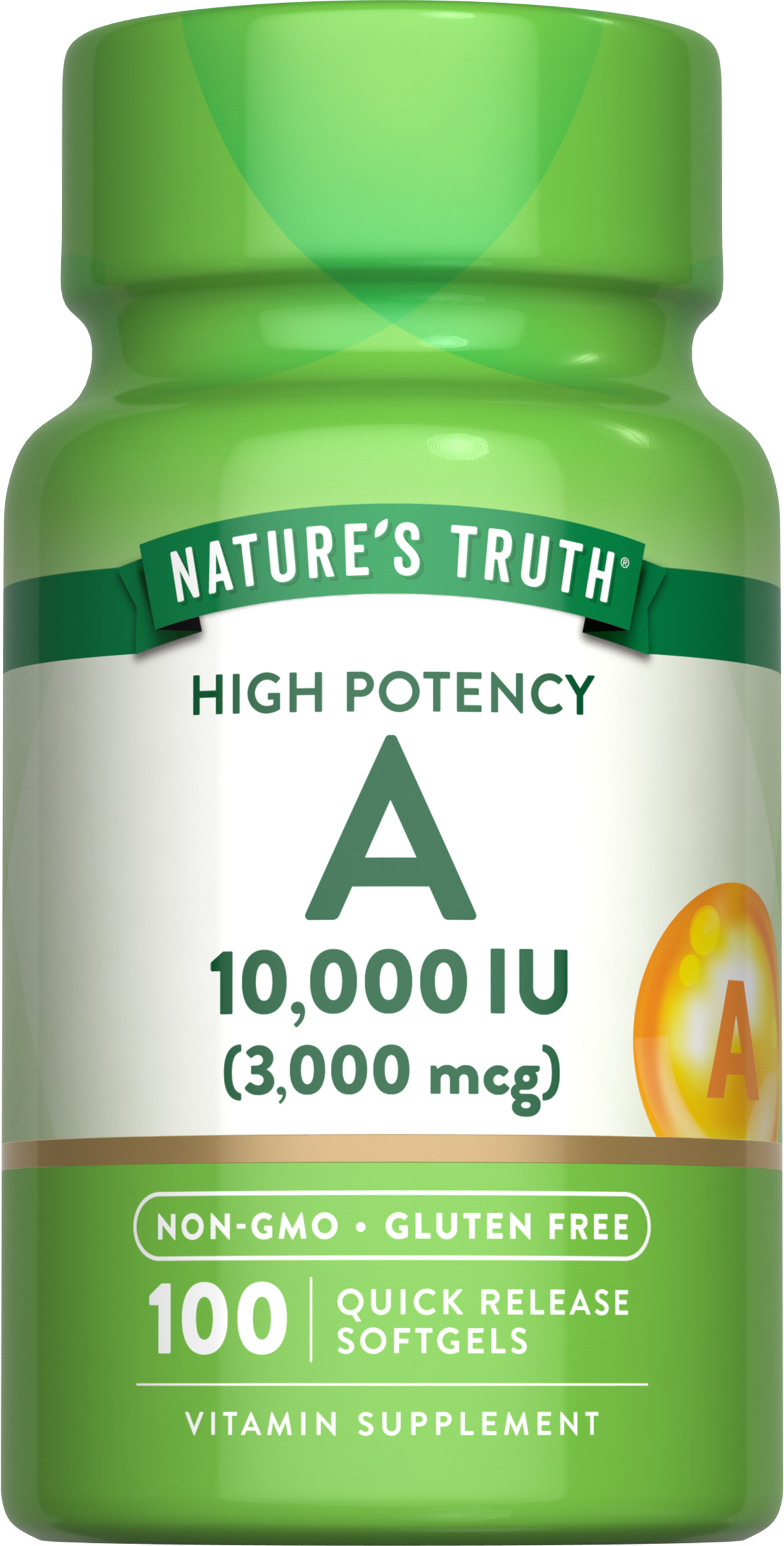 Vitamin A 10,000 IU (3000 mcg)