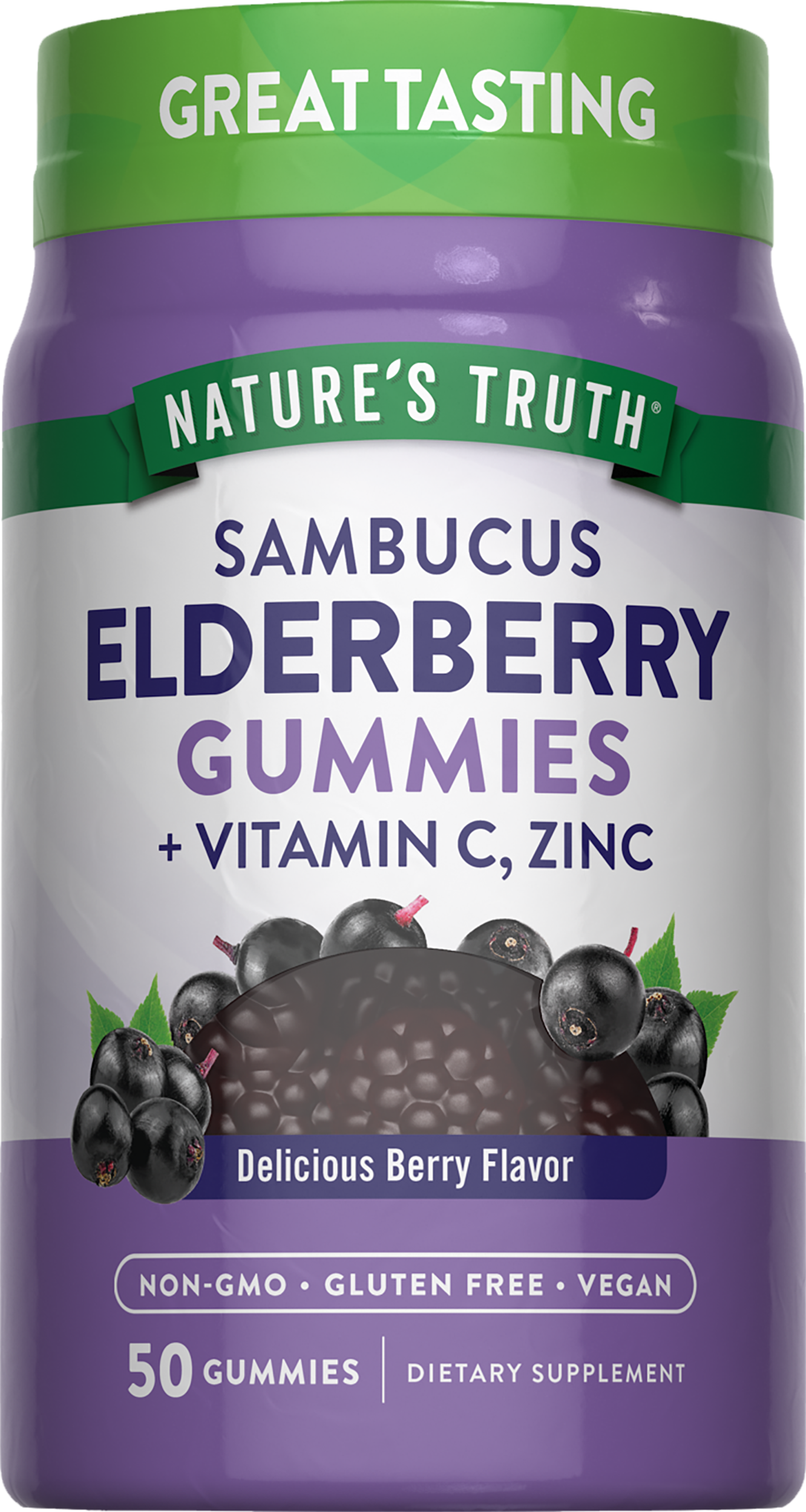 Sambucus Black Elderberry with Vitamin C, Zinc