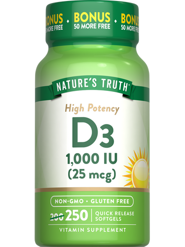 Vitamin D3 1000 IU (25 mcg)