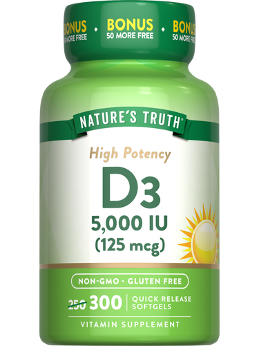 Vitamin D3 5000 IU (125 mcg) | Extra Strength