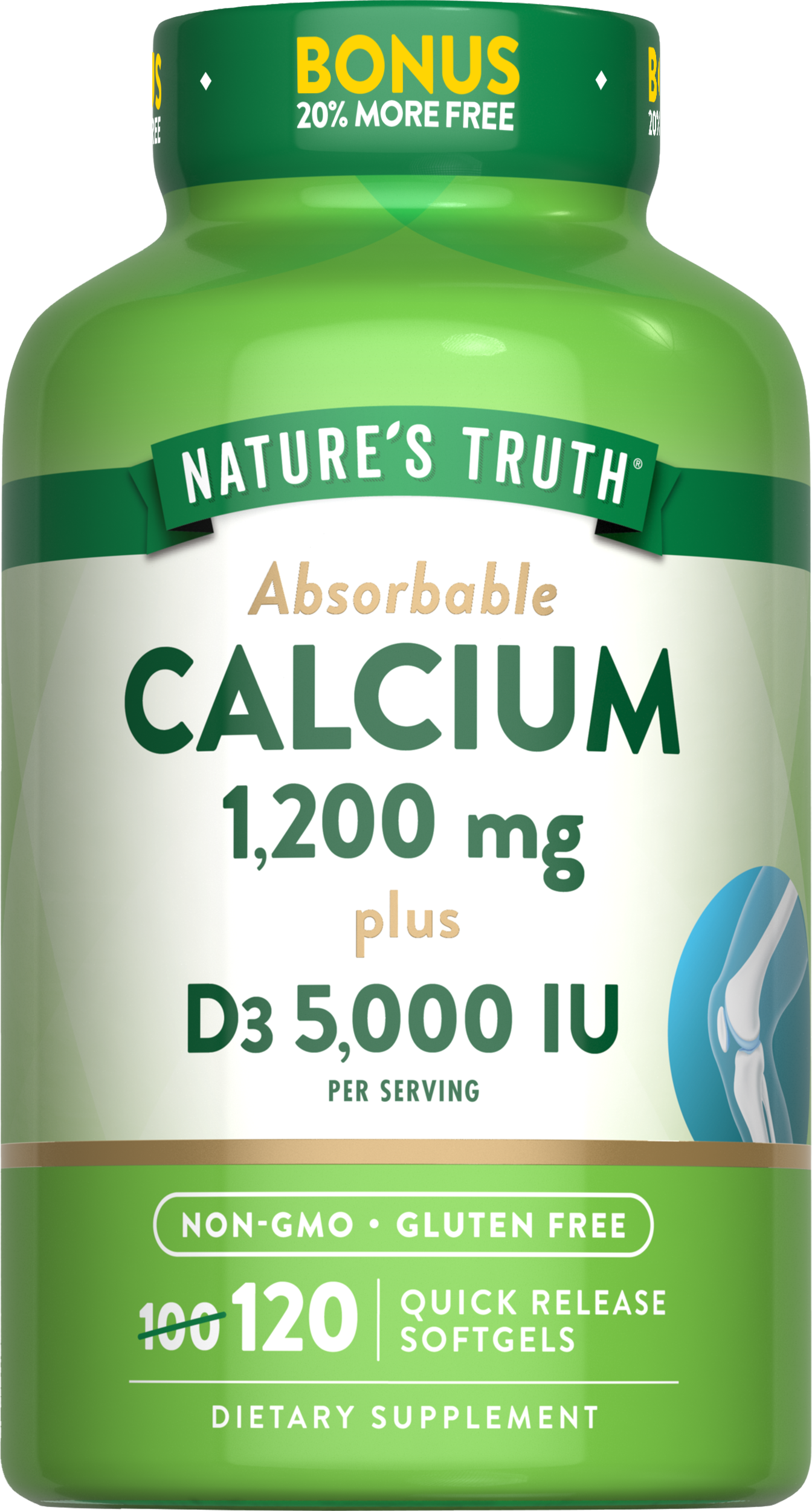 Calcium 1200 mg with Vitamin D3 5000 IU