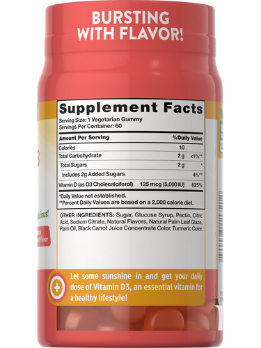 Vitamin D3 5000 IU (125 mcg) | High Potency
