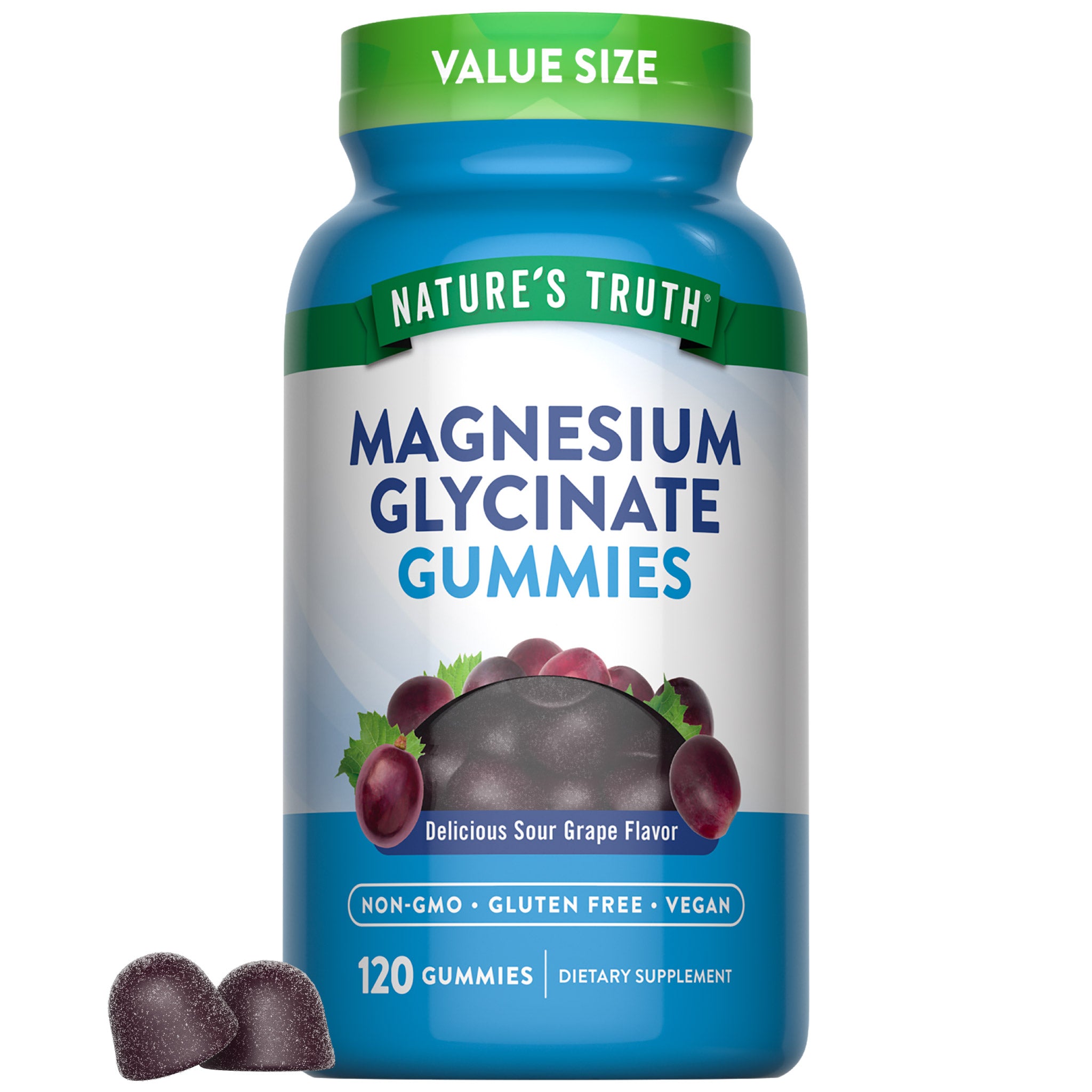 Glicinato de Magnesio 200mg | 120 Gominolas