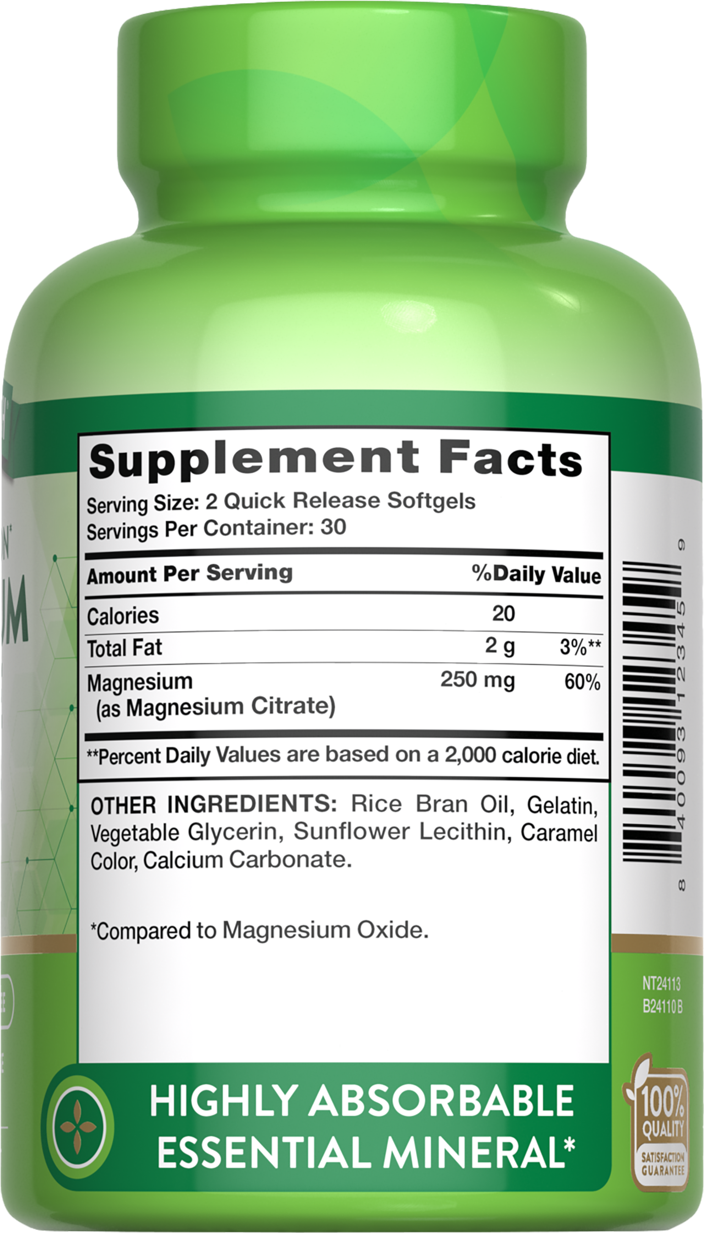 Magnesium Citrate 250 mg