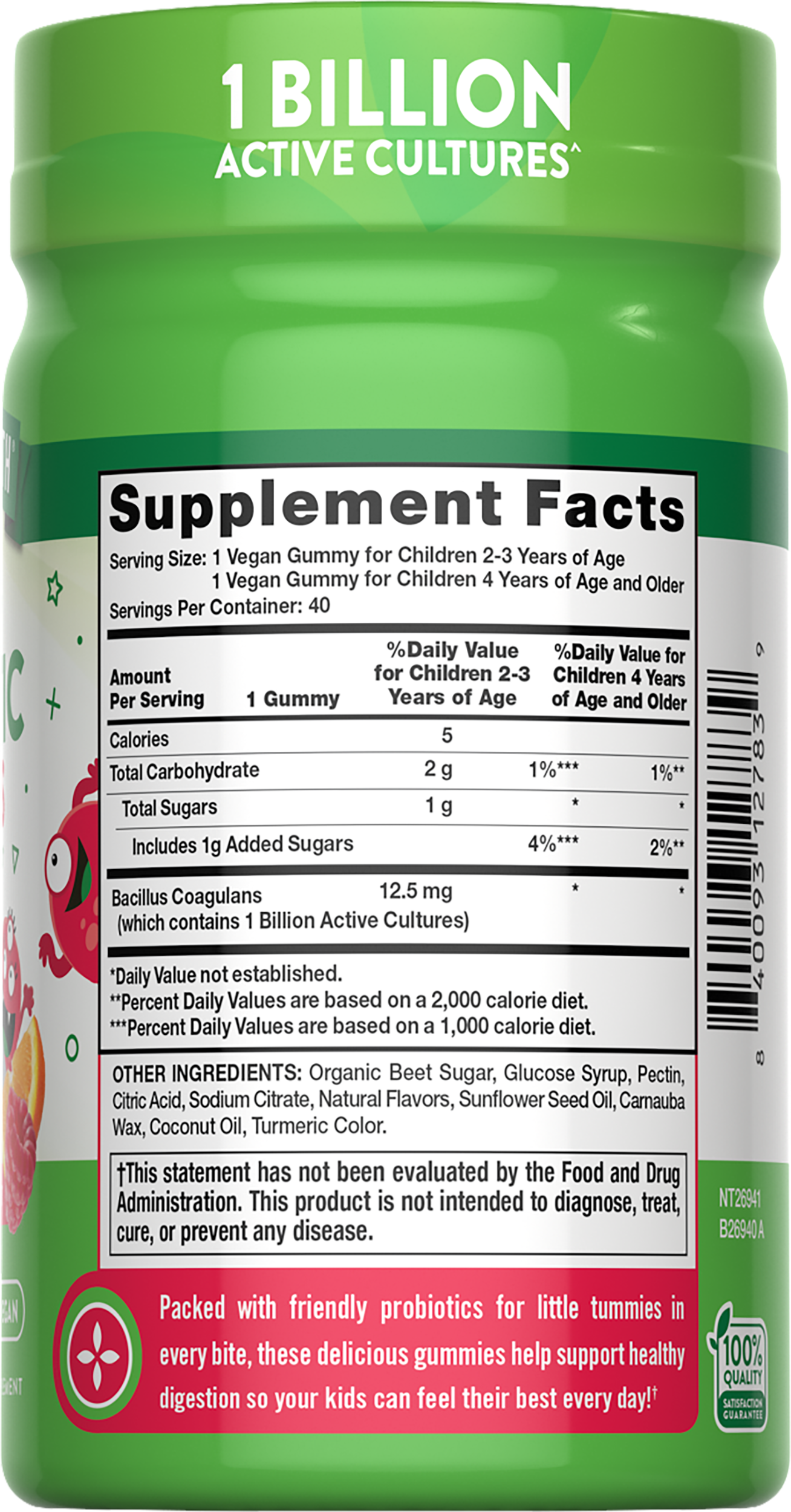 Kids Probiotic | 40 Gummies