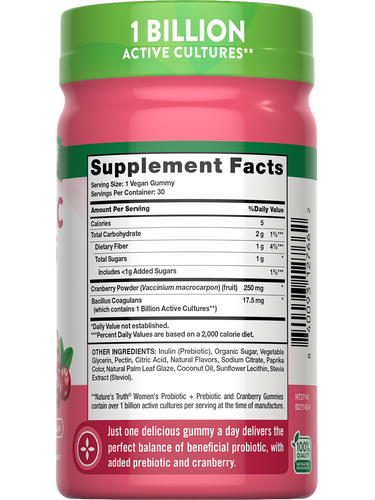Probiotic for Women | Cranberry Flavor
