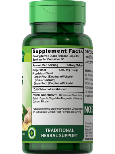 Ginger Root Extract 1500 mg
