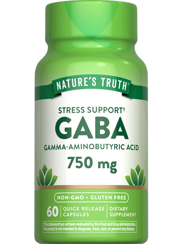 GABA 750 mg (Gamma Aminobutyric Acid)