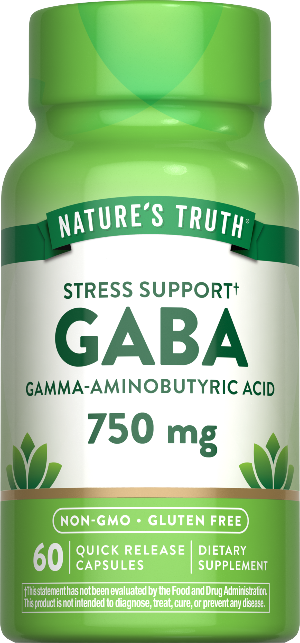 GABA 750 mg (Gamma Aminobutyric Acid)