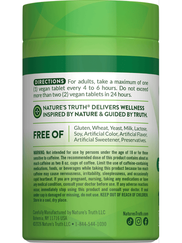 Caffeine 220 mg with Green Tea Extract