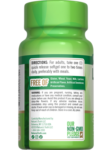 Lutein 20 mg with Zeaxanthin, Bilberry