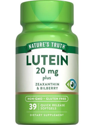 Lutein 20 mg with Zeaxanthin, Bilberry