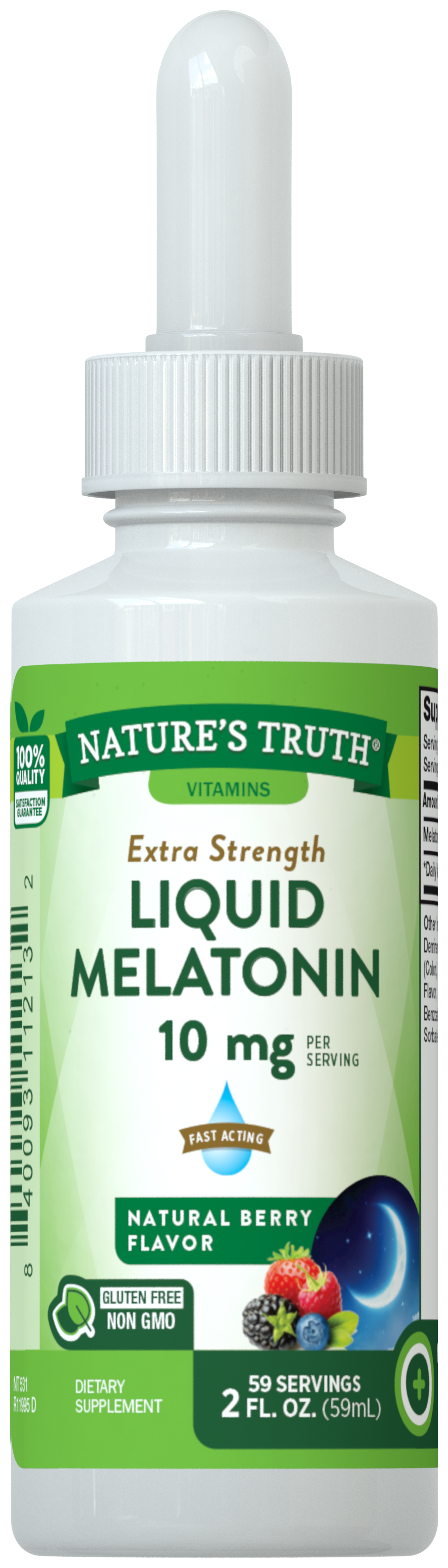 Melatonin 10 mg Liquid | Berry Flavor