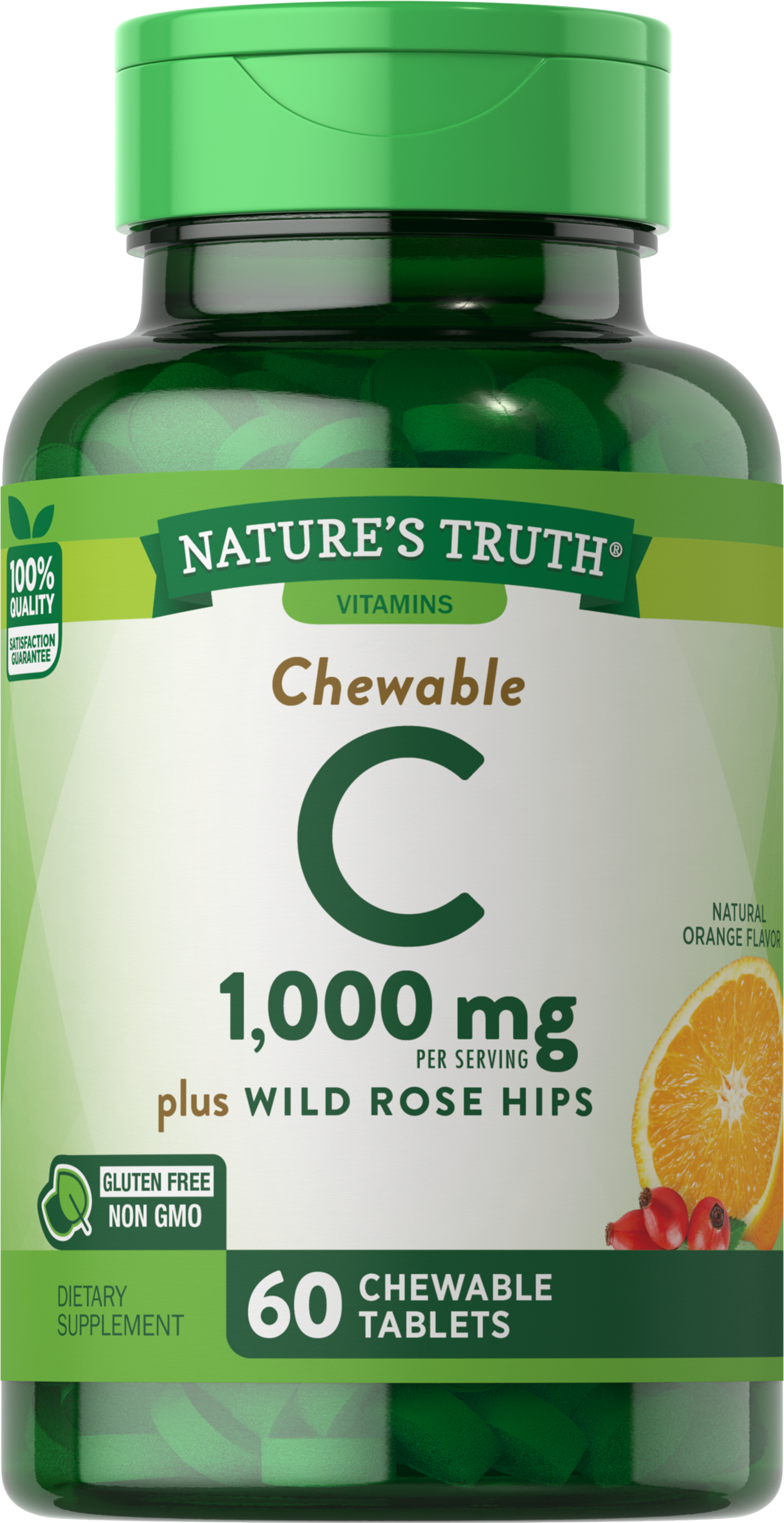 Vitamin C 1000mg with Rose Hips | Chewables