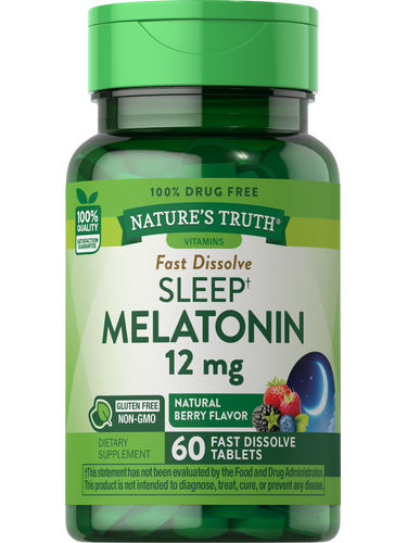 Melatonin 12 mg | Maximum Strength