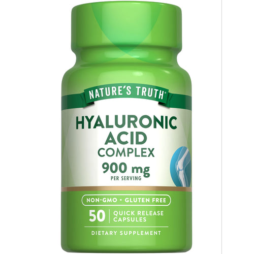 View 1 Nature's Truth Hyaluronic Acid Complex 900 mg, 50 Quick Release Capsules, Non-GMO, Gluten Free.