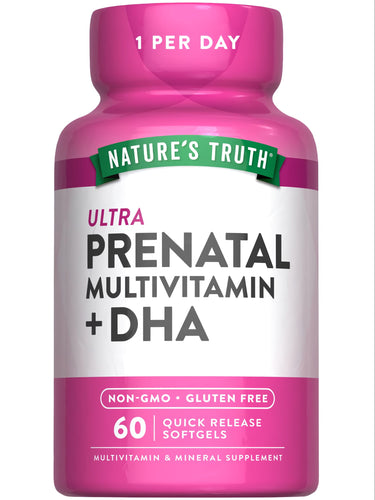 Pränatale Vitamine & Mineralstoffe mit DHA, Folsäure