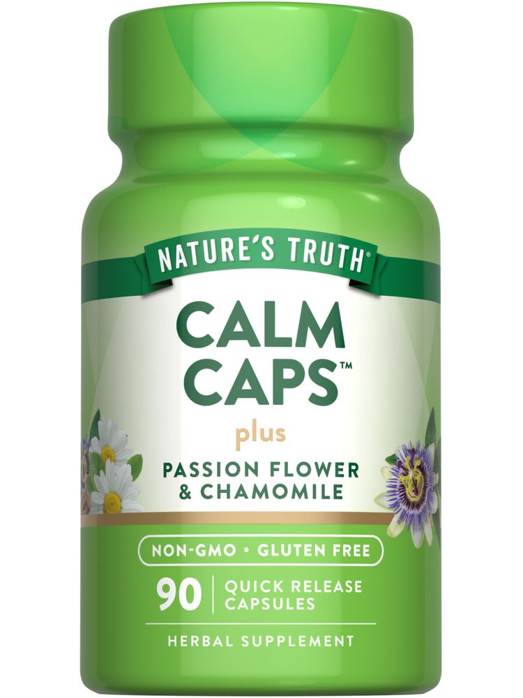 Calm Caps with Passion Flower & Chamomile