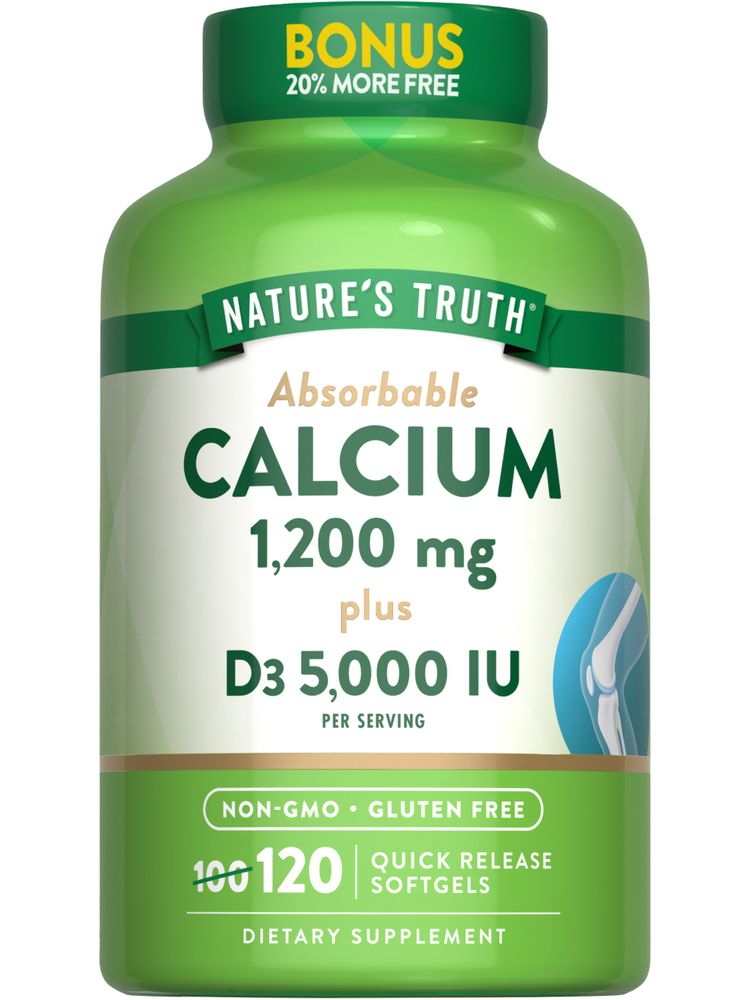 Calcium 1200 mg with Vitamin D3 5000 IU
