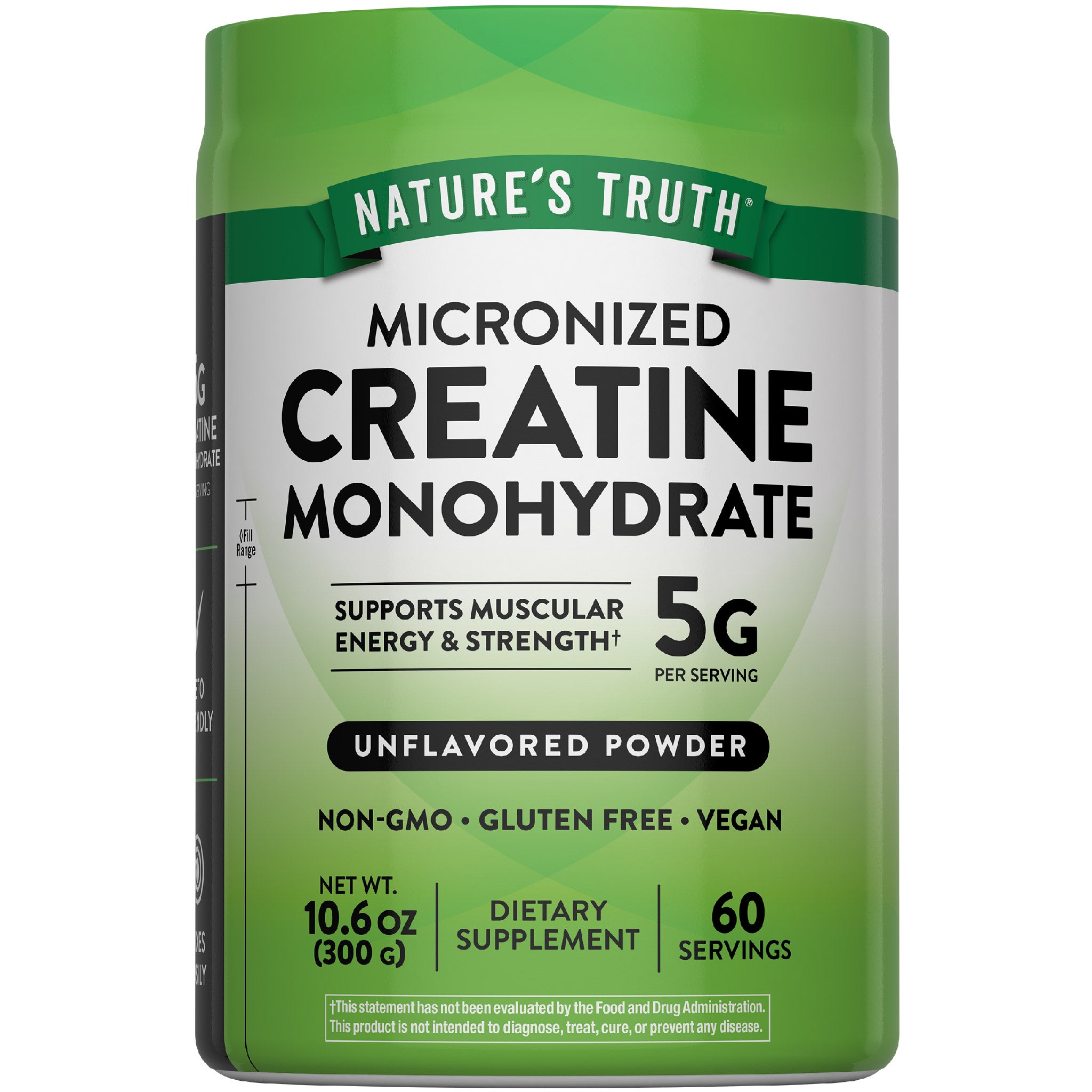Micronized Creatine Powder | 10.6 Oz Supplement