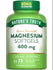 Nature's Truth Extra Strength Magnesium 400 mg Softgels, featuring 72 quick release softgels with 20% more free.