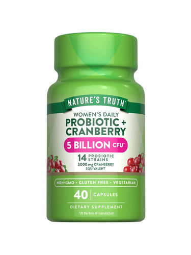 Probiotics for Women with Cranberry | 5 Billion CFU