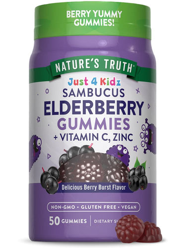 Kids Black Elderberry with Vitamin C, Zinc