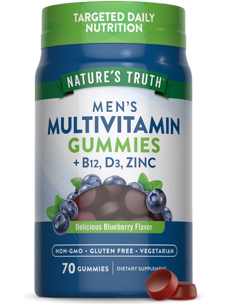 Men's Multivitamin with B-12, D3, Zinc