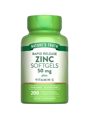 Zinc 50mg Supplement | with Vitamin C