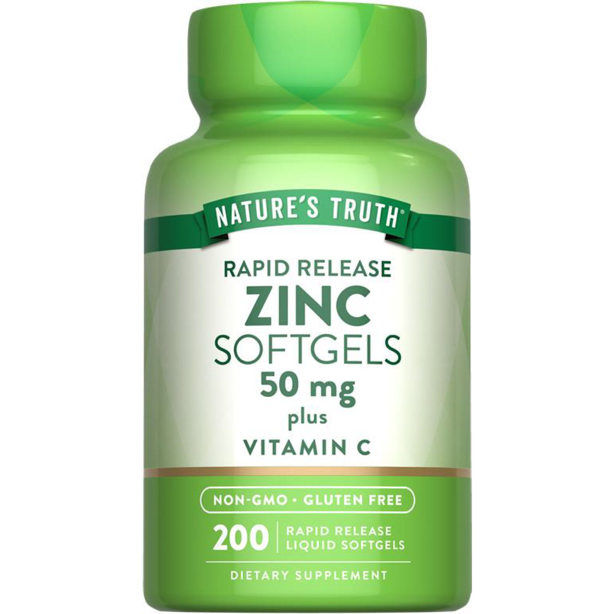 Zinc 50mg Supplement | with Vitamin C