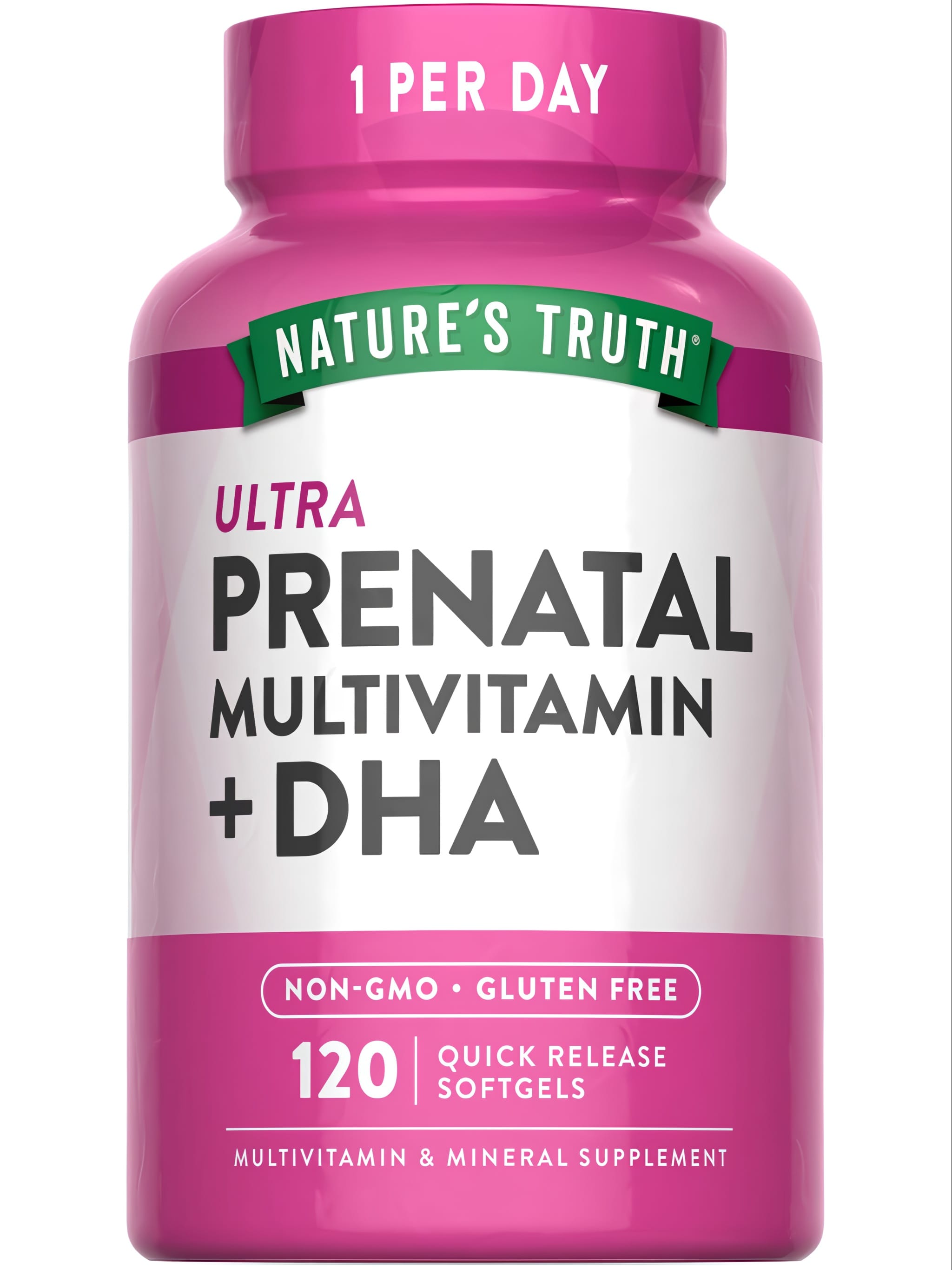 Prenatal Vitamins & Minerals with DHA, Folic Acid