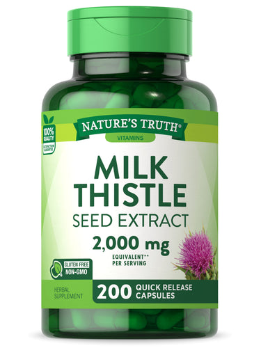 Milk Thistle Supplement | 2,000 mg