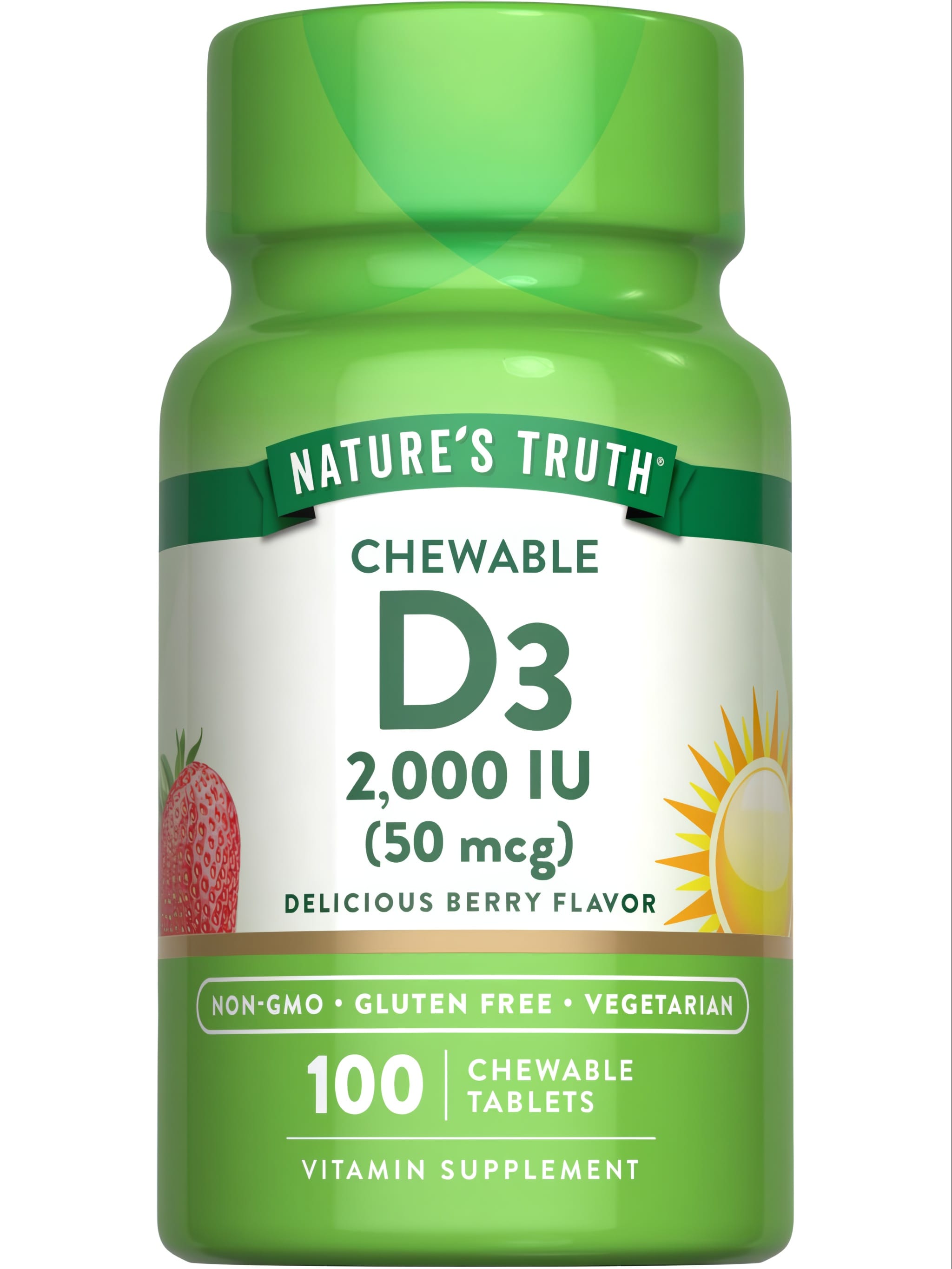 Vitamin D3 2000 IU (50 mcg) Lutschtabletten