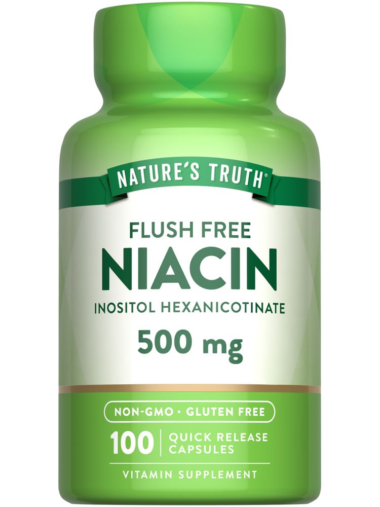 Niacina 500 mg | Livre de Rubor
