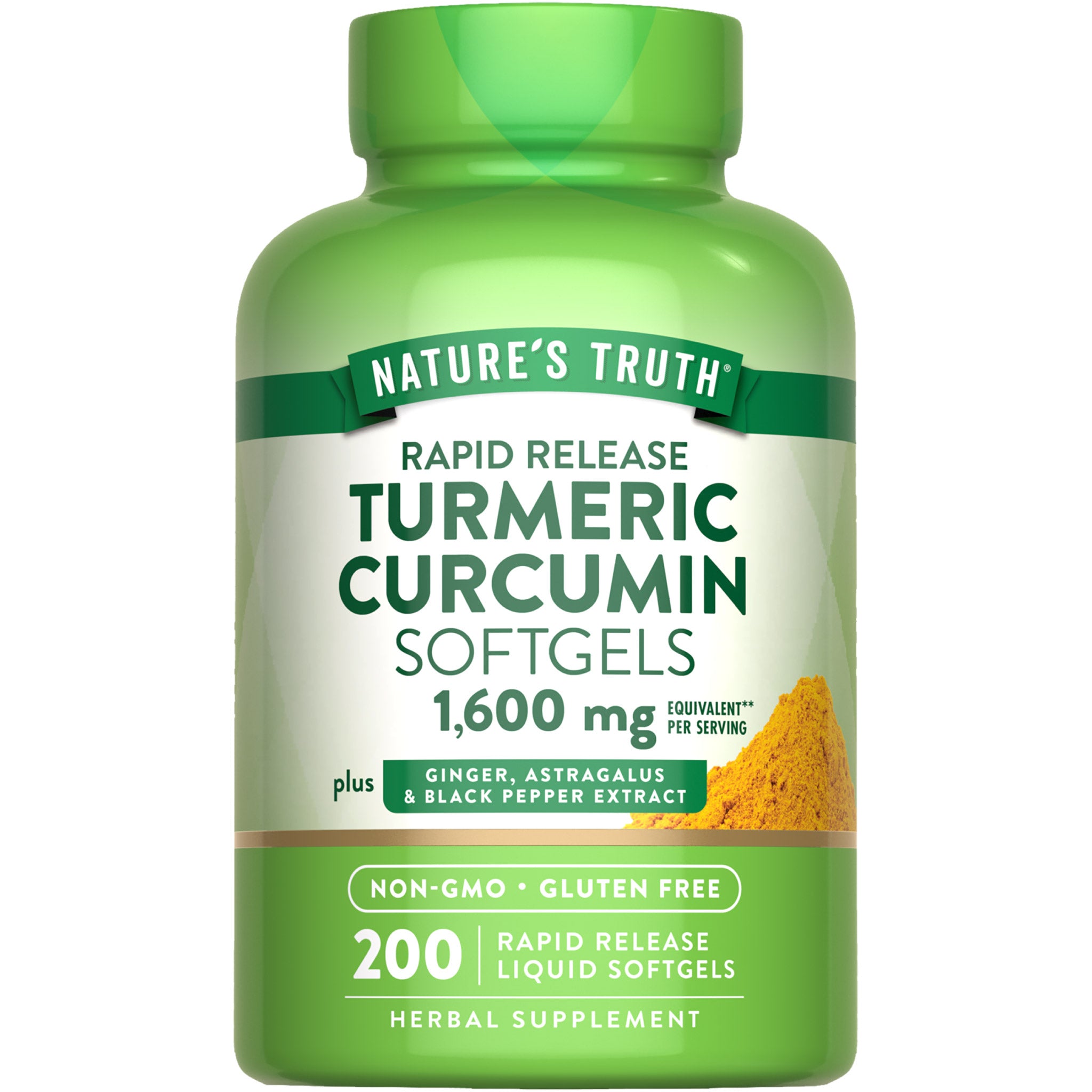 Turmeric Curcumin Complex Supplement | 1,600mg