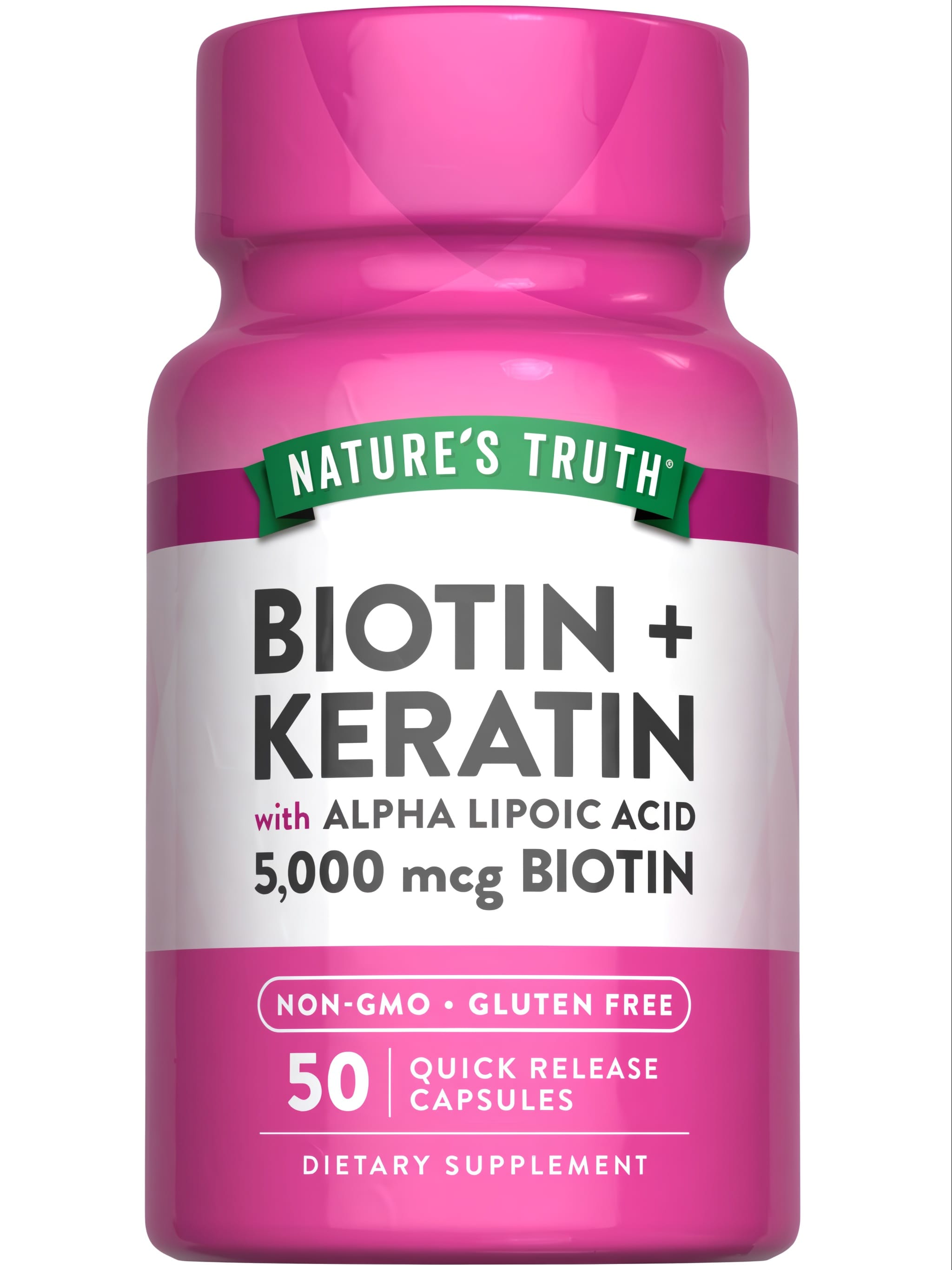 Biotin 5000 mcg mit Keratin und Alpha-Liponsäure