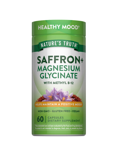 Saffron & Magnesium Glycinate | 60 Capsules