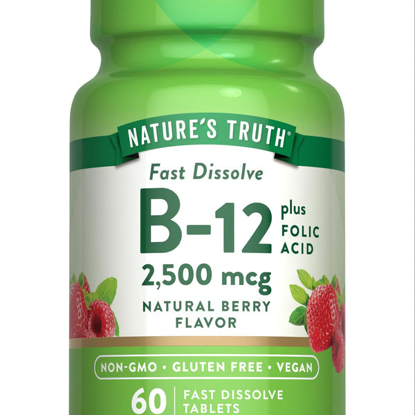b12 injections and folic acid tablets Vitamin B-12 2500 mcg with Folic Acid