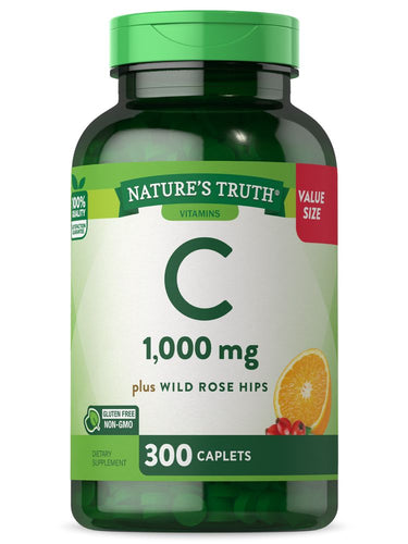 Vitamin C 1000 mg mit Hagebutten