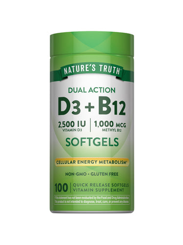 Vitamin D3 2,5000 IU & B12 1,000 MCG
