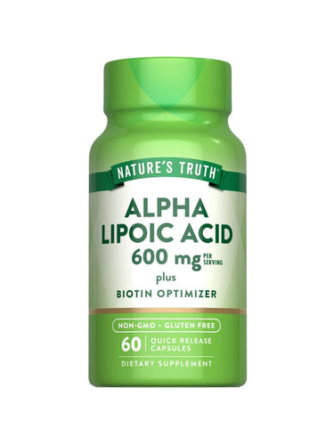 Ácido Alfa Lipóico 600mg com Biotina