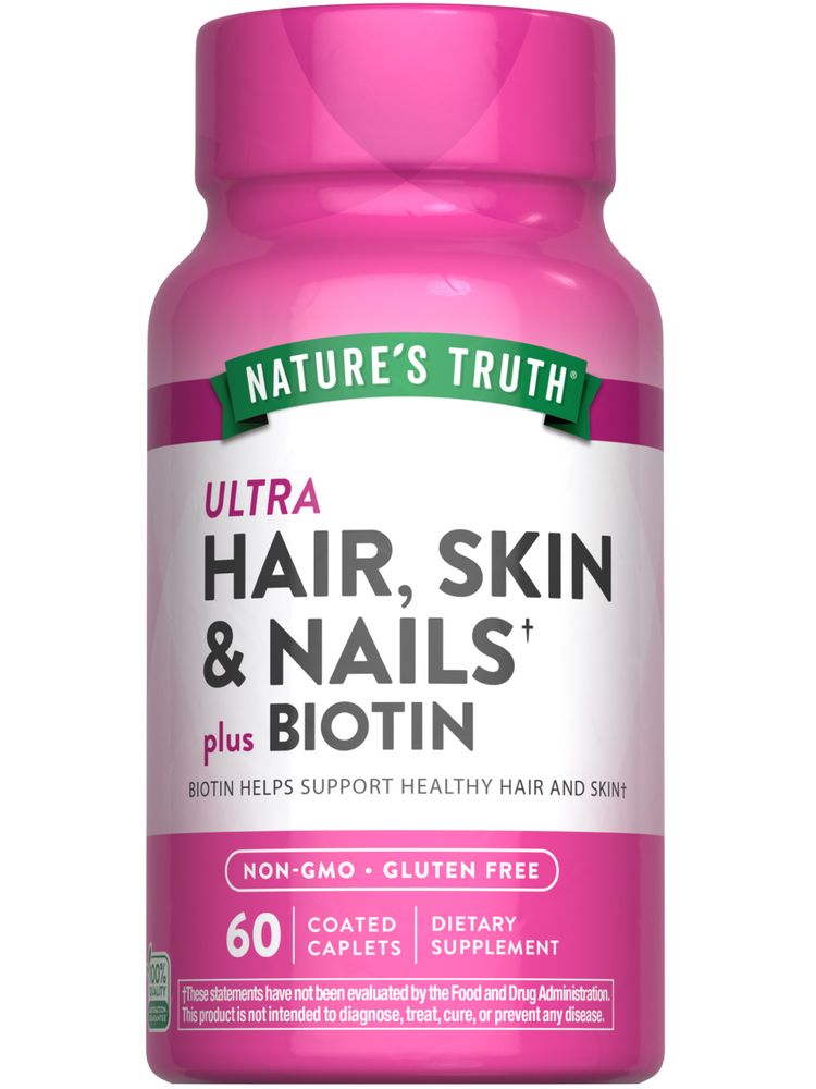 Hair Skin and Nails Vitamins with Biotin, Collagen