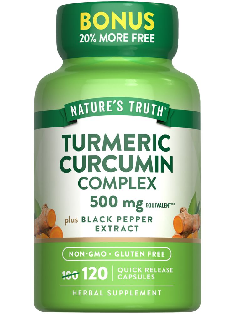 Turmeric Curcumin Complex 500 mg with Black Pepper