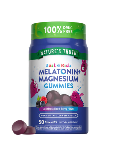 Kids Melatonin & Magnesium Gummies | Mixed Berry Flavor