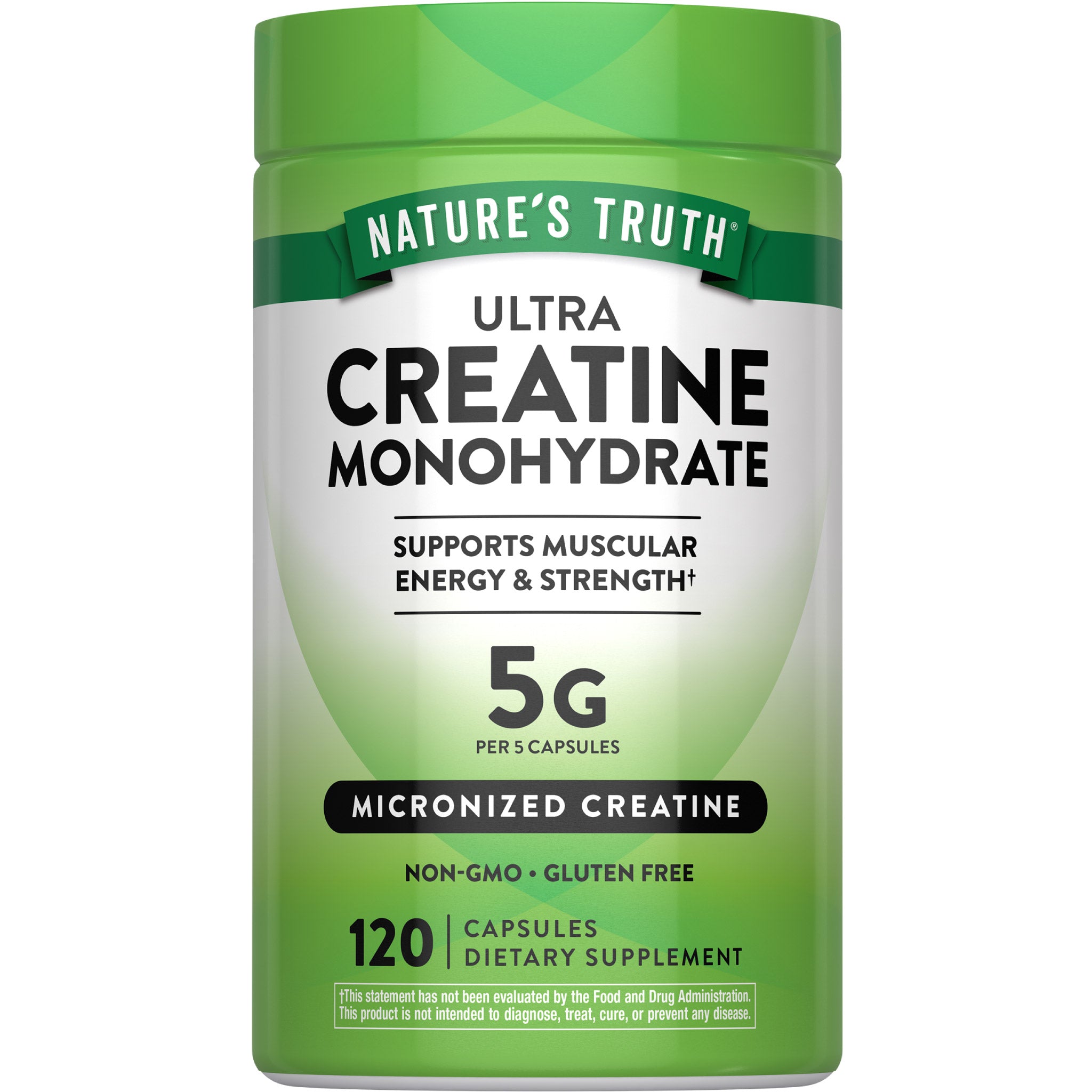 Creatine Monohydrate | 120 Capsules