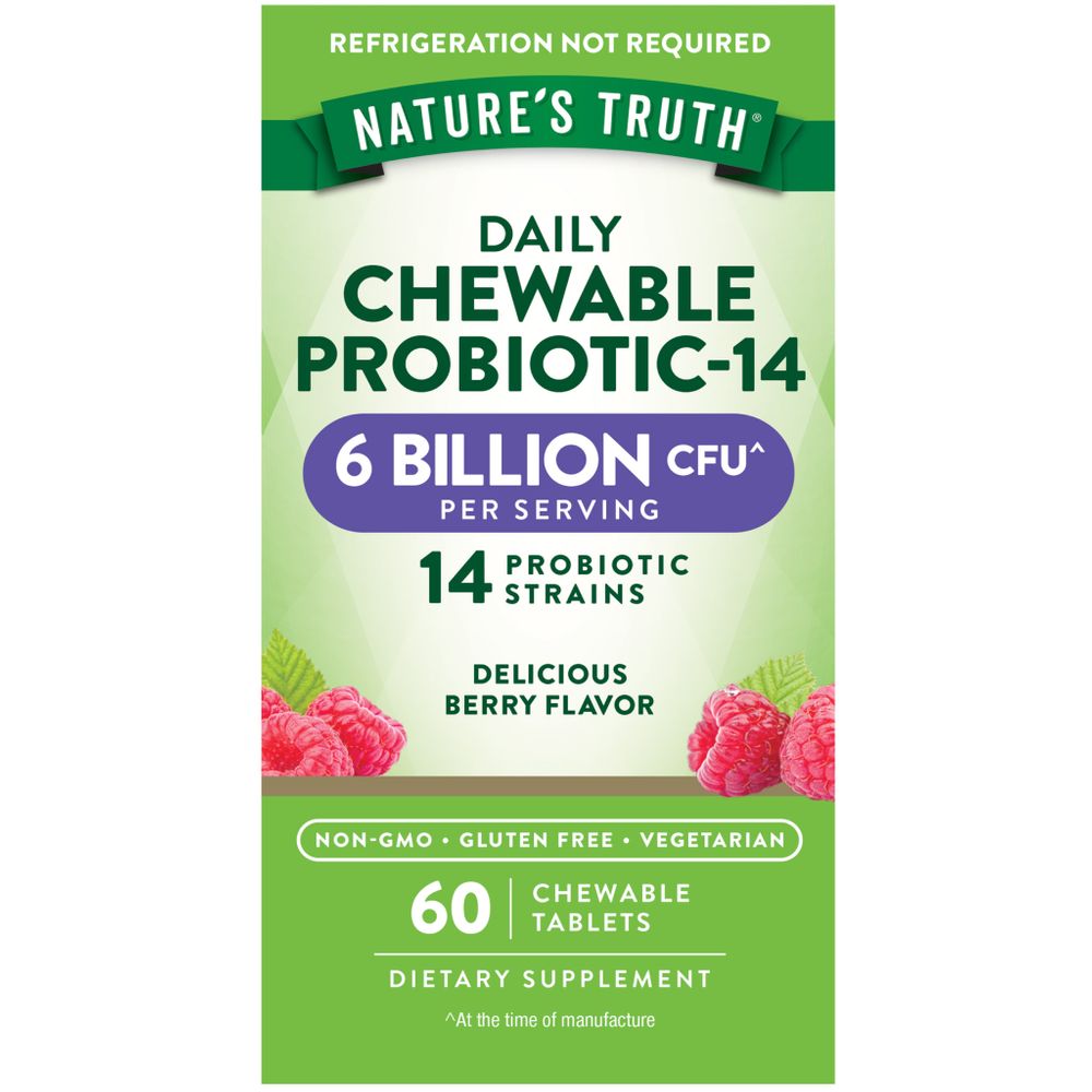 Probiotic 6 Billion CFU | Chewables