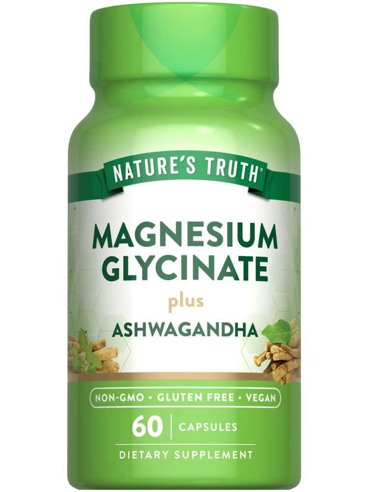 Glicinato de Magnésio com Ashwagandha