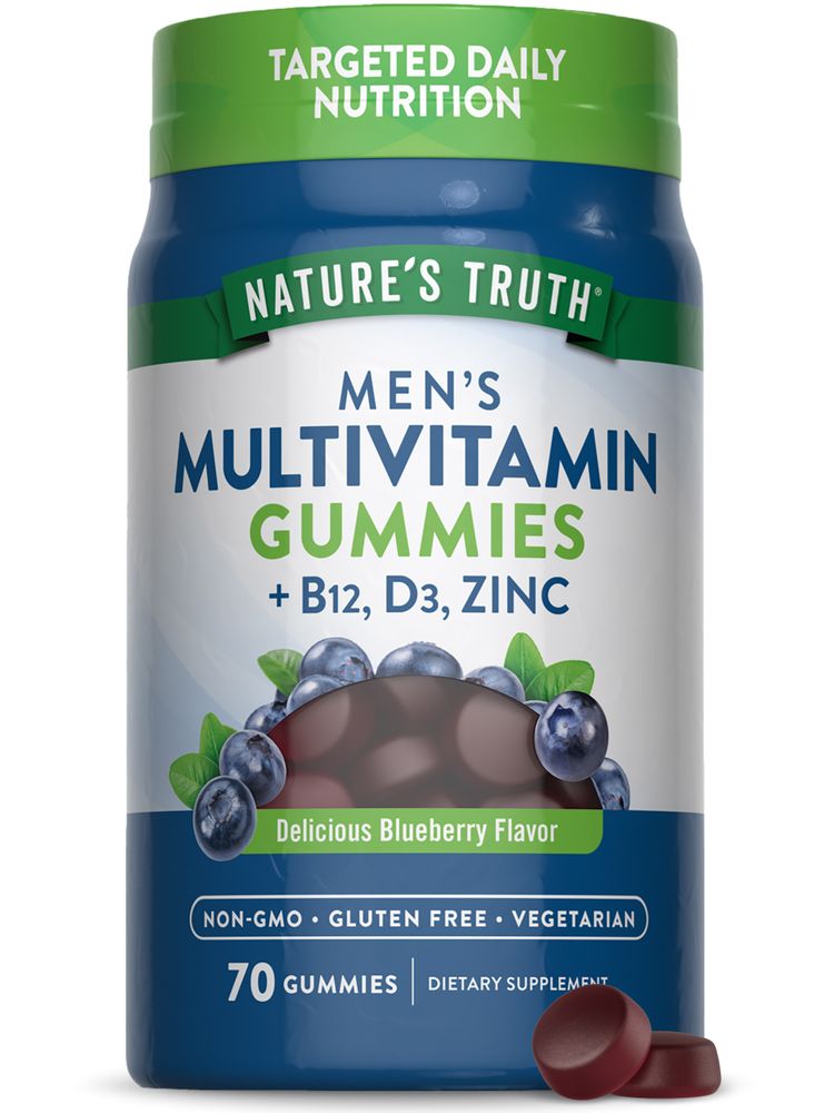 Men's Multivitamin with B-12, D3, Zinc